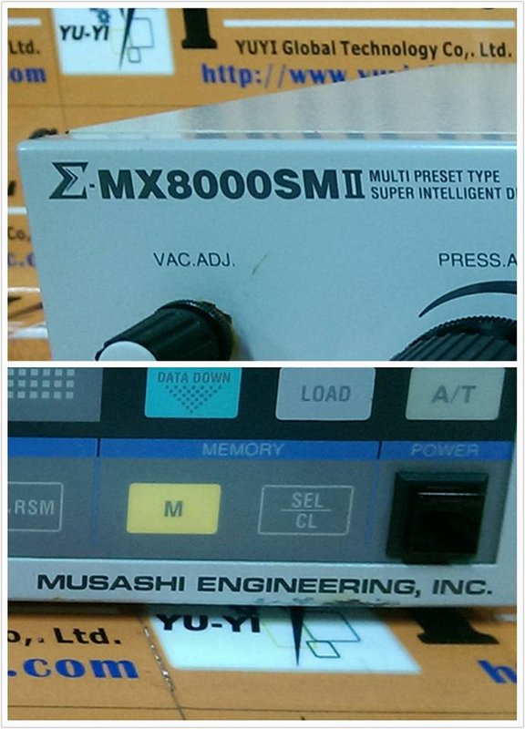 MUSASHI ∑-MX8000SMII MULTI PRESET DISPENSER - PLC DCS SERVO